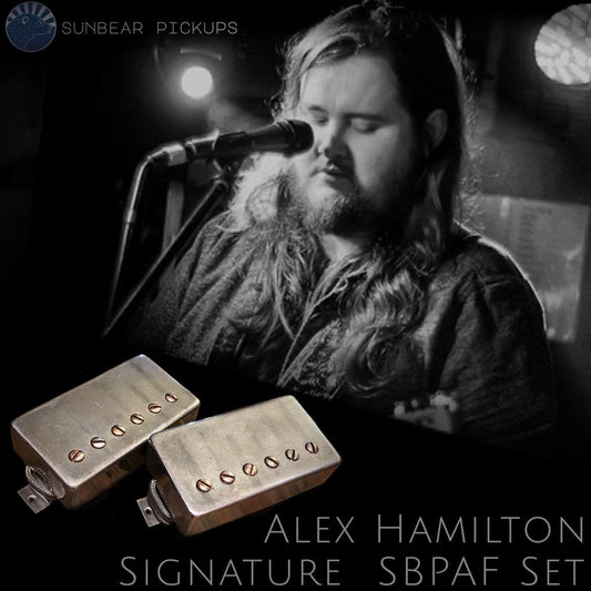 Alex Hamilton Signature SB-PAF Humbucker Set - Sunbear Pickups